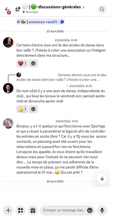 Échange WhatsApp 2